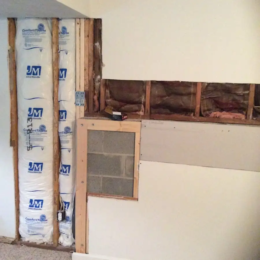 Wall insulation replacement during Odor Removal & Deodorization in Opelousas
